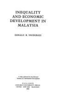 Development Policies And Income Inequality In Peninsular Malaysia