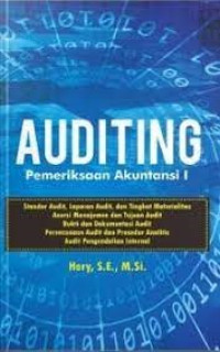 Auditing : Pemeriksaan Akuntansi I