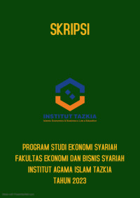 Pengaruh Tingkat Literasi Keuangan Syariah Terhadap Kinerja Usaha Mikro Kecil Dan Menengah Di Kabupaten Bogor
