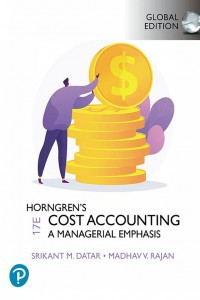 Cost Accounting; A managerial emphasis