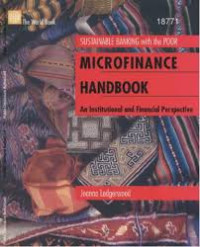 Microfinance handbook: an institutional and financial perspective