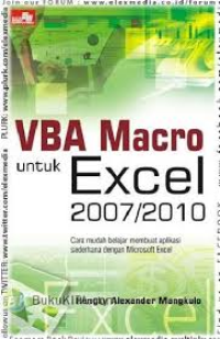 VBA Macro untuk excel 2007/010