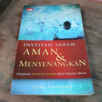 Image of Investasi saham aman & menyenangkan : panduan investasi saham bagi orang awam