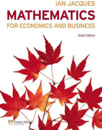Mathematics for economics and business (sixth edition)