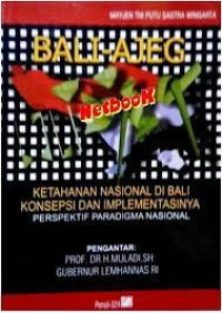 Image of Bali-ajeg ketahanan nasional dibali konsepsi dan implementasinya