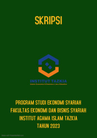 Peranan Filantropi Islam Sebagai Instrumen Modal Sosial dalam Upaya Mengurangi Tingkat Kemiskinan (Studi Kasus Penerima Zakat Produktif di Bogor Raya)