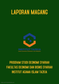 Internship Report Of Regional Financial Management At The Regional Financial Agenvy Of Bangka Belitung Province