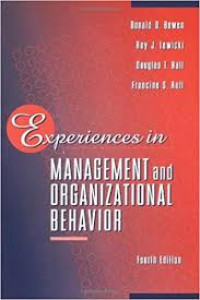 Experiences in Management and Organizational Behavior