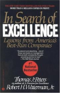 In search of excellence : lessons from America's best-run companies