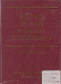 Kamus besar bahasa Indonesia