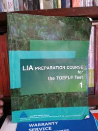 LIA Preparation course for the toefl test 1