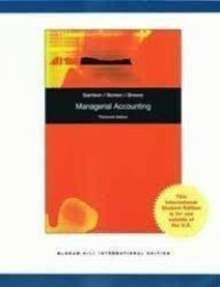 Managerial accounting (13th edition)
