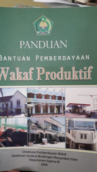 Panduan bantuan permberdayaan wakaf produktif