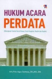 Image of Hukum Acara Perdata : Dilengkapi contoh Surat Kuasa, Surat Gugatan, Replik dan Duplik)