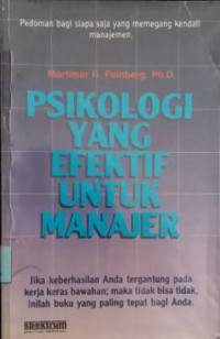 Psikologi yang efektif untuk manajer