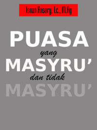 Image of Puasa: Antara Yang Masyru` dan Tidak Masyru`
