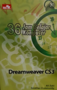 Image of 36 Jam Belajar Komputer Dreamweaver CS3