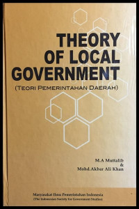 Theory of local government (teori pemerintahan daerah)