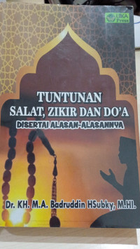 Tuntunan Salat, Zikir dan Do'a