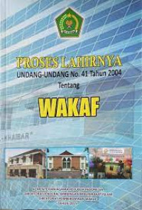 Undang-Undang RI No 41 Tahun 2004 Tentang wakaf