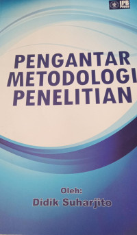 Pengantar Metodologi Penelitian