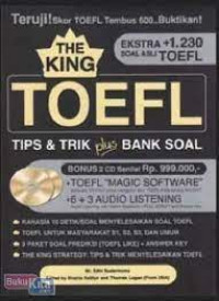 The king TOEFL tips dan trik plus bank soal