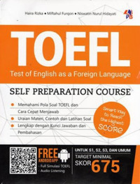 Toefl preparation program: listening & structure package 1