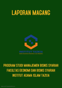 Laporan Magang : Sub-Departement Of Manpower, Transmigration, And Energy, East Jakarta Administrative City
