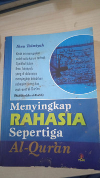 Menyingkap RAHASIA Sepertiga Al-Qur'an