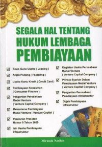 Segala hal tentang hukum lembaga pembiayaan