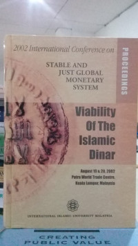 Image of Stable just global monetary system