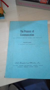 The process of communication
