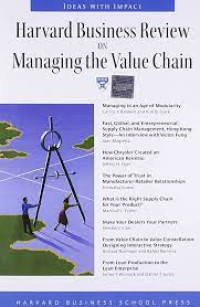 Harvard business review on Managing the value chain