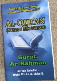Cara Cepat dan Mudah Menghafal Al-Qur'an