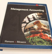 Management Accounting 7 Edition