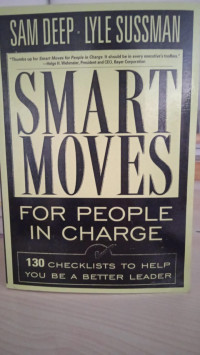 Smart moves for people in charge